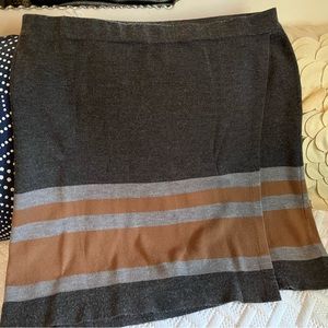 Wrap sweater skirt